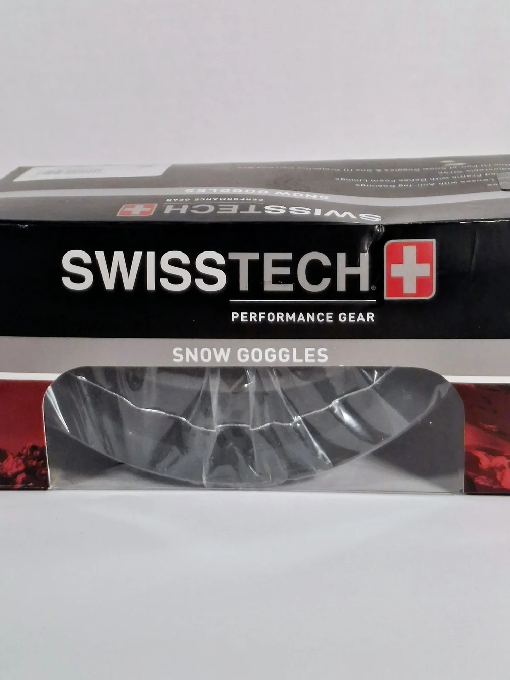 Unisex Swiss Tech Black Snow Goggles - Performance Gear